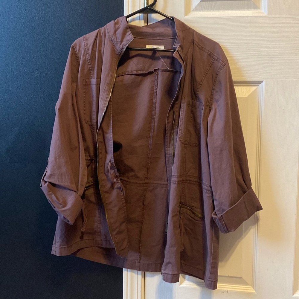 Maroon jacket
